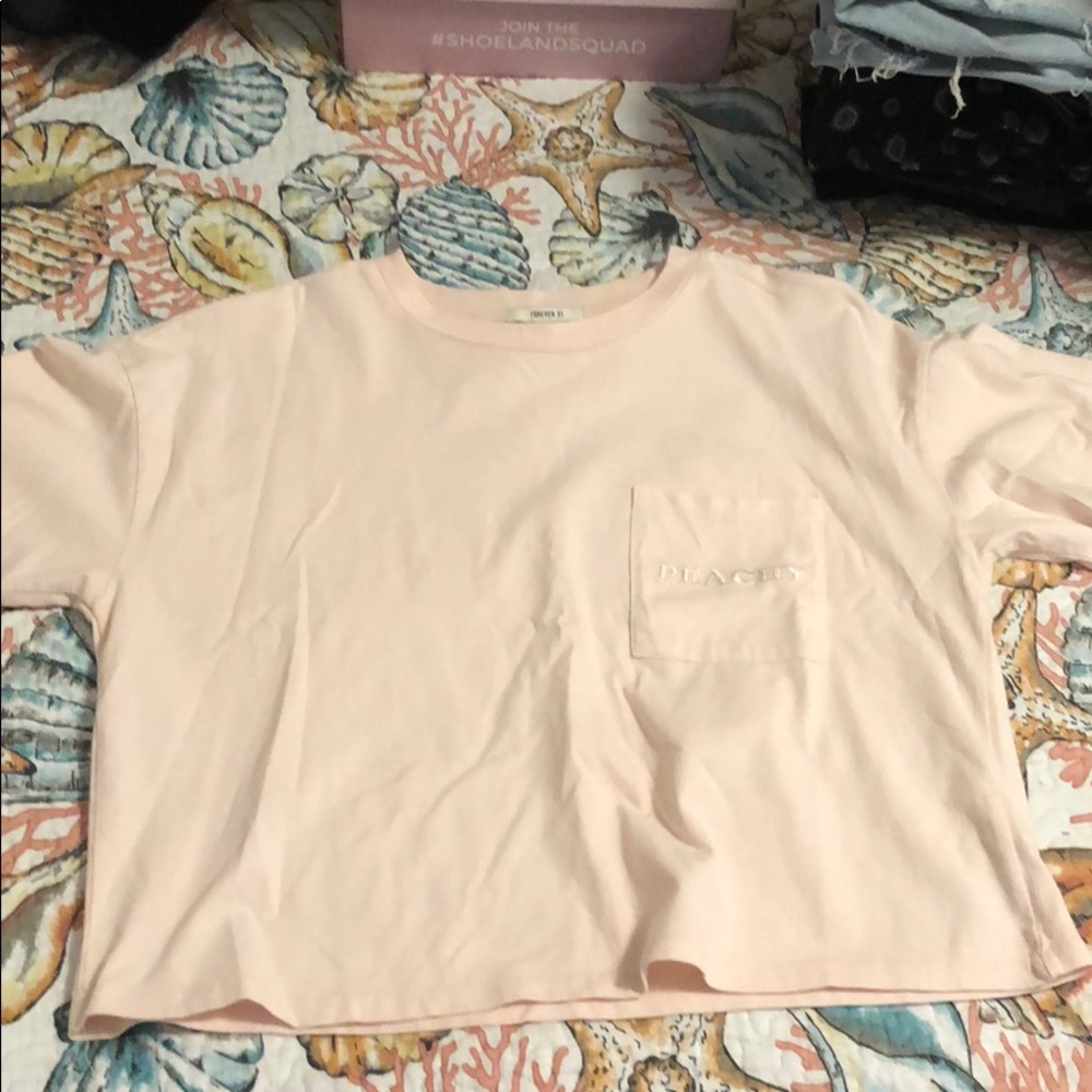 Peachy crop top